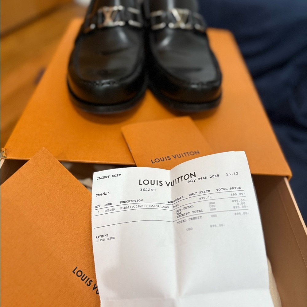 Louis Vuitton Black Oxfords Timeless Elegance